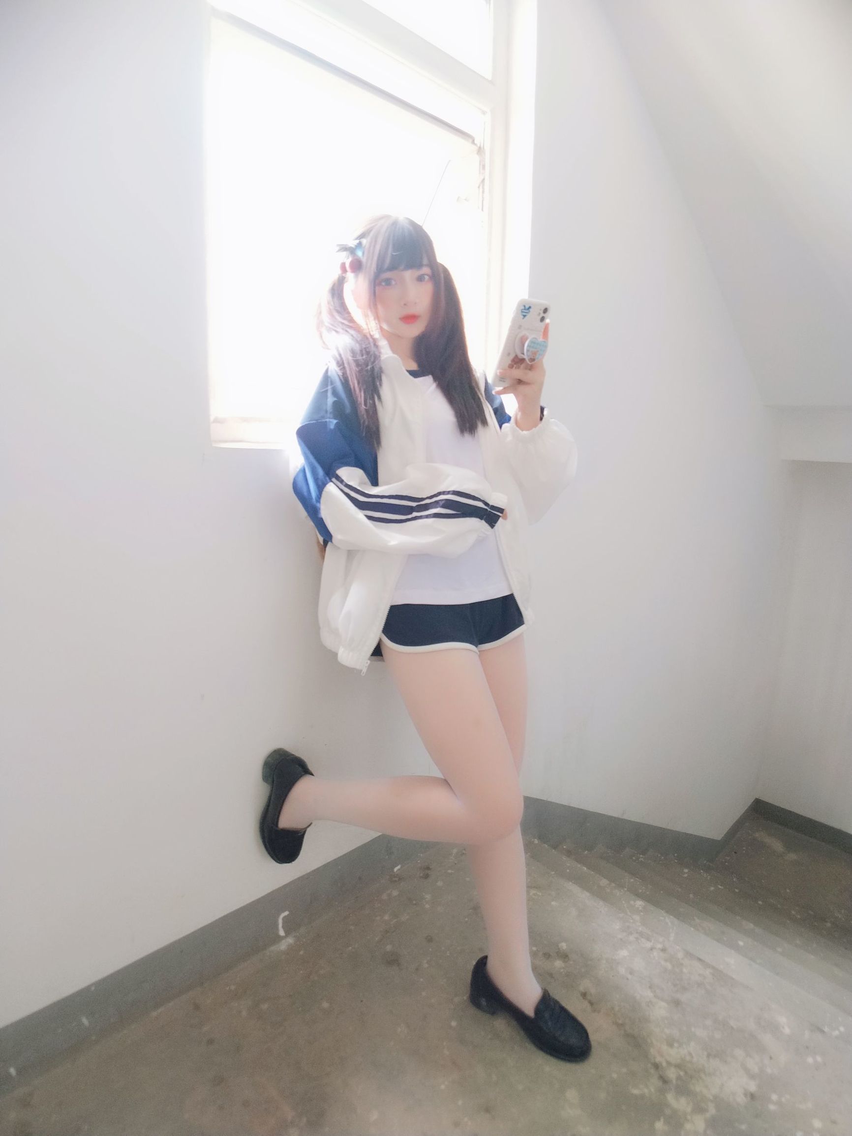 [COS福利]二次元美女古川kagura白丝体操运动服插图5